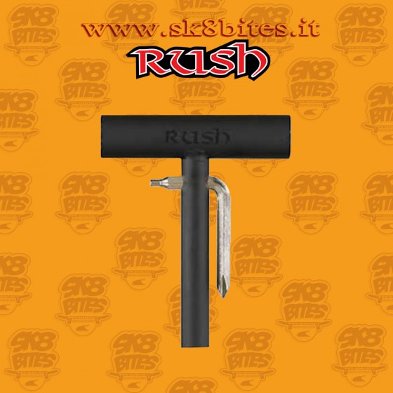 Rush T-Tool Neon Black Street Skate Longboard Accessories