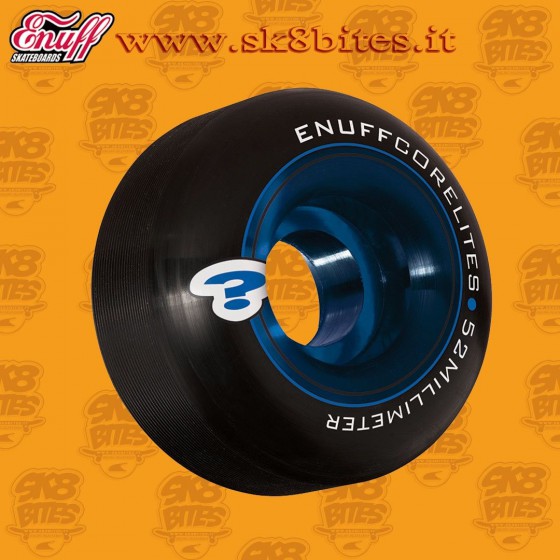Enuff Corelite 101a 52mm Black/Blue Skateboard Street Pool Wheels