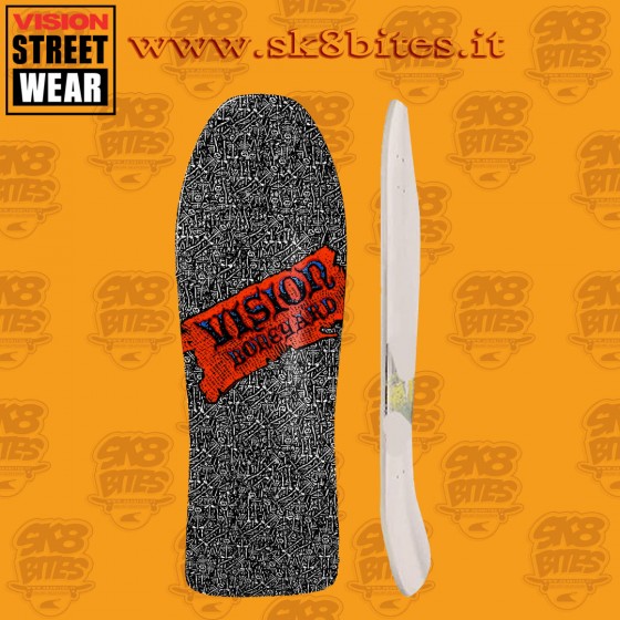 Vision Boneyard Re-Issue White 10" Skateboard Oldschool Street Deck