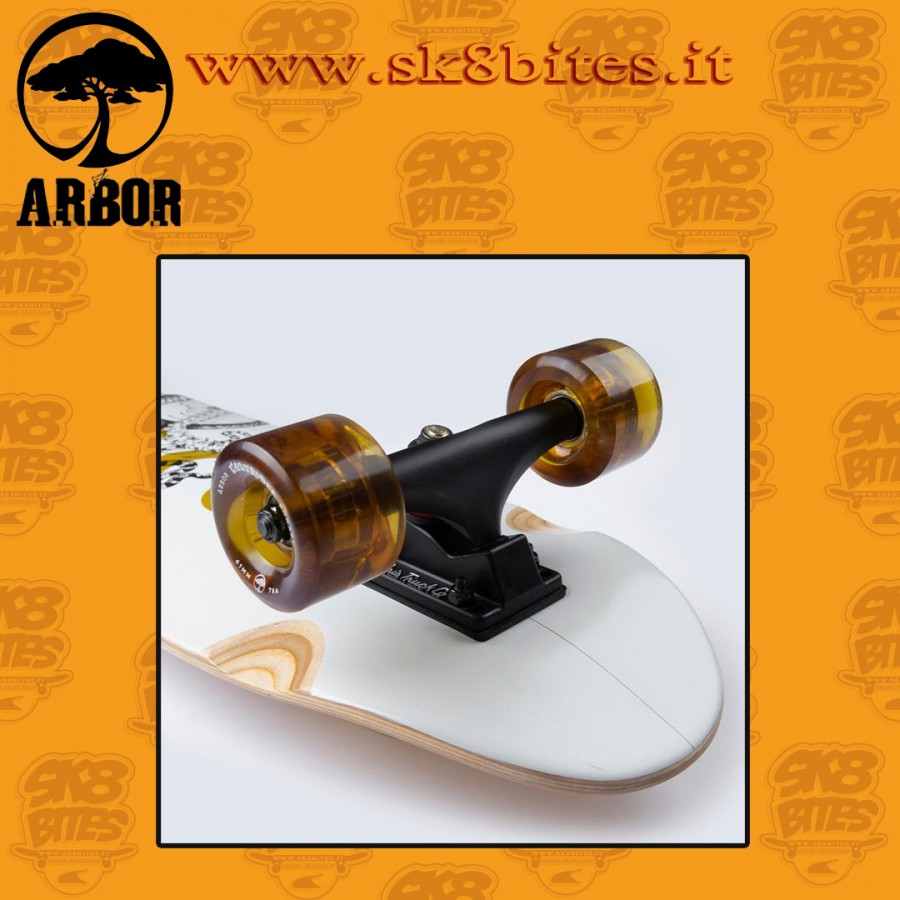 Arbor Pilsner Bamboo 28,75" Skateboard Longboard Freeride Cruising Carving Deck