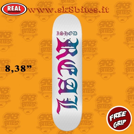 Real Skateboards Ishod Wair Pro Bold 8.38" Street Skateboard Pool Deck