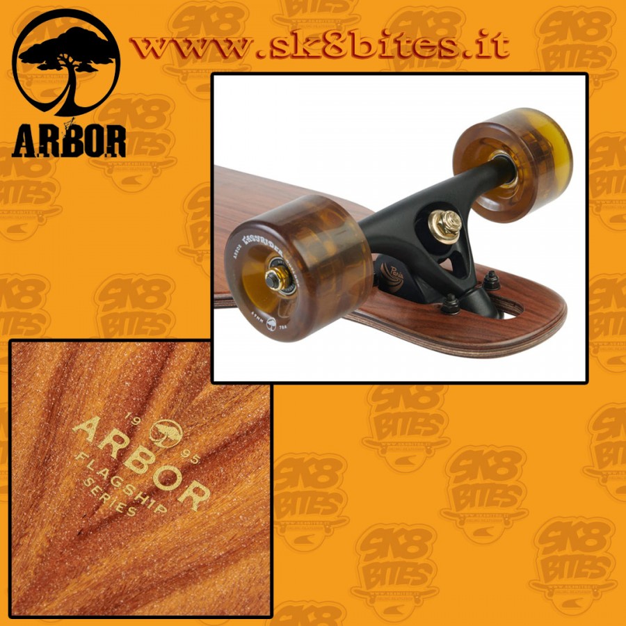 ARBOR Axis Flagship Series 37" Complete Longboard Cruising Carving Deck