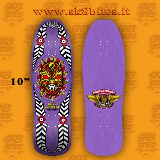 Powell Peralta Nicky Guerrero Mask Purple 10" Street Skateboard Oldschool Deck