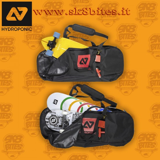 Hydroponic Skate/Surfskate Bag BG Drexel Black Surfskate Skateboard Freeride Bag