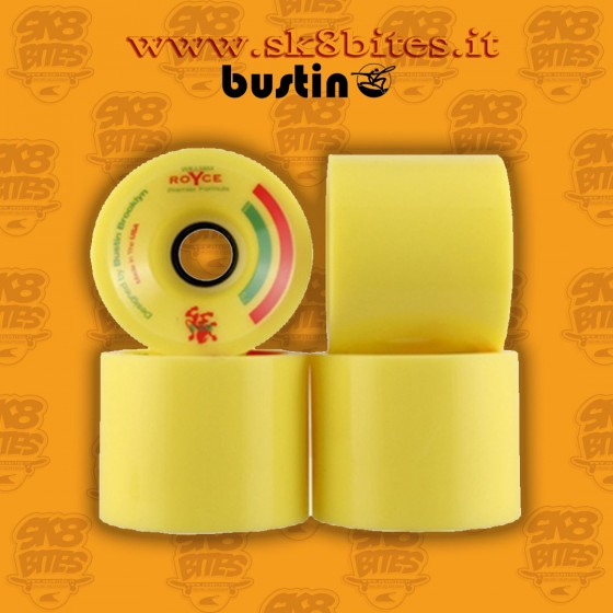 Bustin Royce Pro Formula Race 75mm 82a Longboard Freeride Downhill Wheels