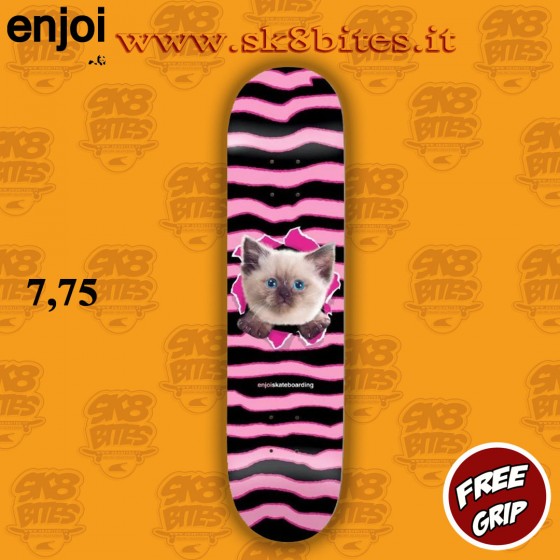 Enjoi Kitten Ripper HYB 7.75" Tavola Street Skateboard Pool