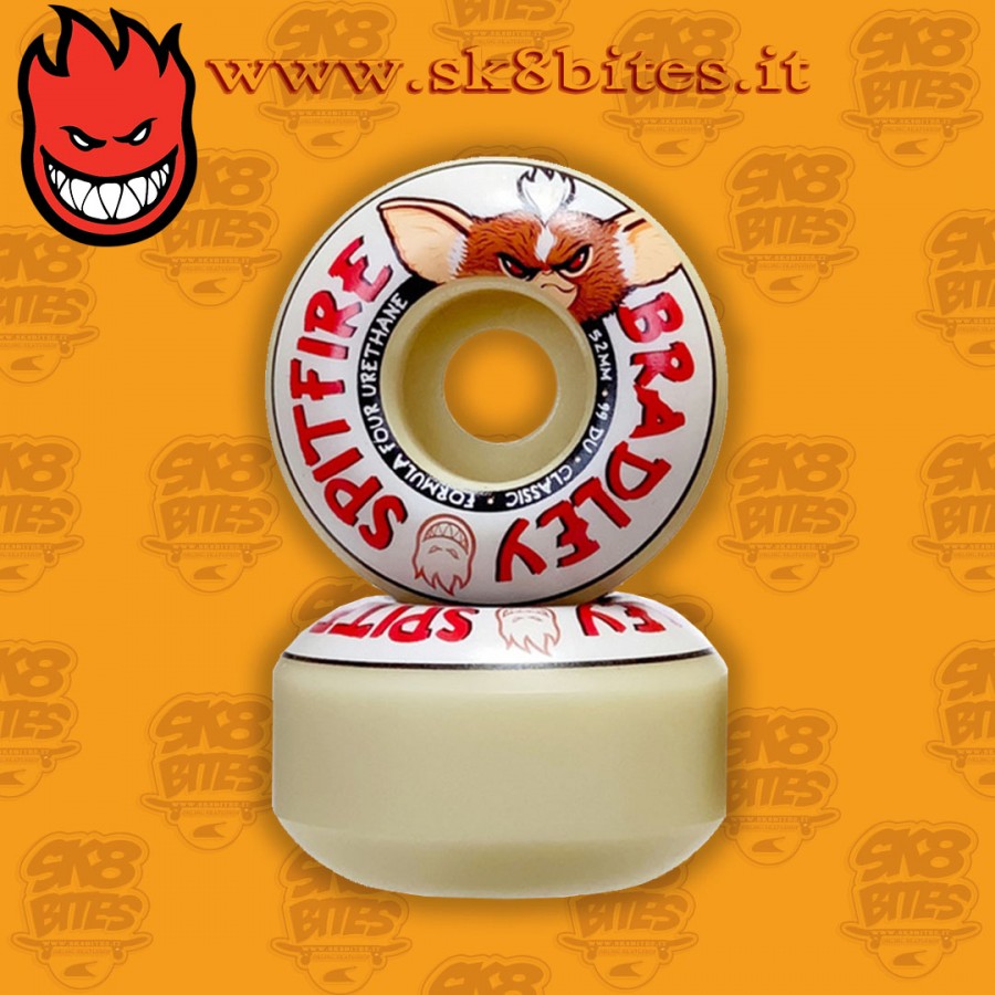 Spitfire Formula Four Classic Bradley Before Midnight 99a 52mm Skateboard Street Pool Wheels Spitfire Formula Four Classic Bradley Before Midnight 99a 52mm Skateboard Street Pool Wheels