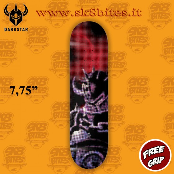 Darkstar Dots HYB Red 7,75" Tavola Street Skateboard  Pool