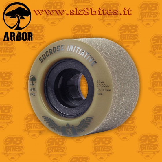 Arbor Axel Serrat Sucrose 58mm 78a Longboard Freeride Wheels