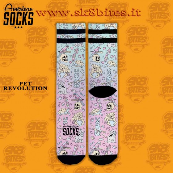 American Socks Pet Revolution - Mid High Socks Skateboard Street Unisex