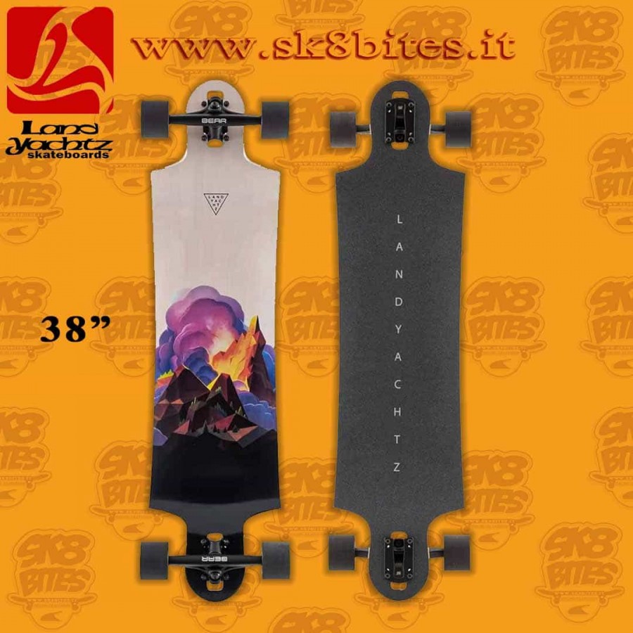 Landyachtz Switchblade Crown Peak 38" Longboard Cruising Carving Deck Landyachtz Switchblade Crown Peak 38" Longboard Cruising Carving Deck
