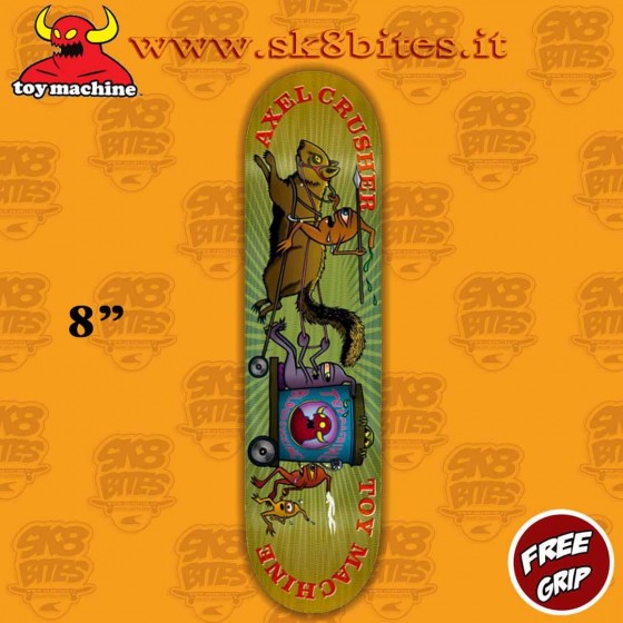 Toy Machine Pro Axel Tallyho 8" Street Skateboard Pool Deck