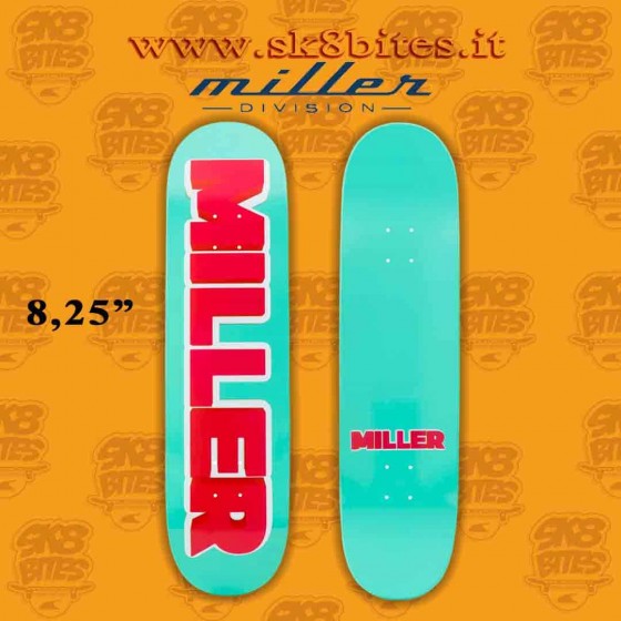 Miller Rubber 8,25" Street Skateboard Bowl Deck
